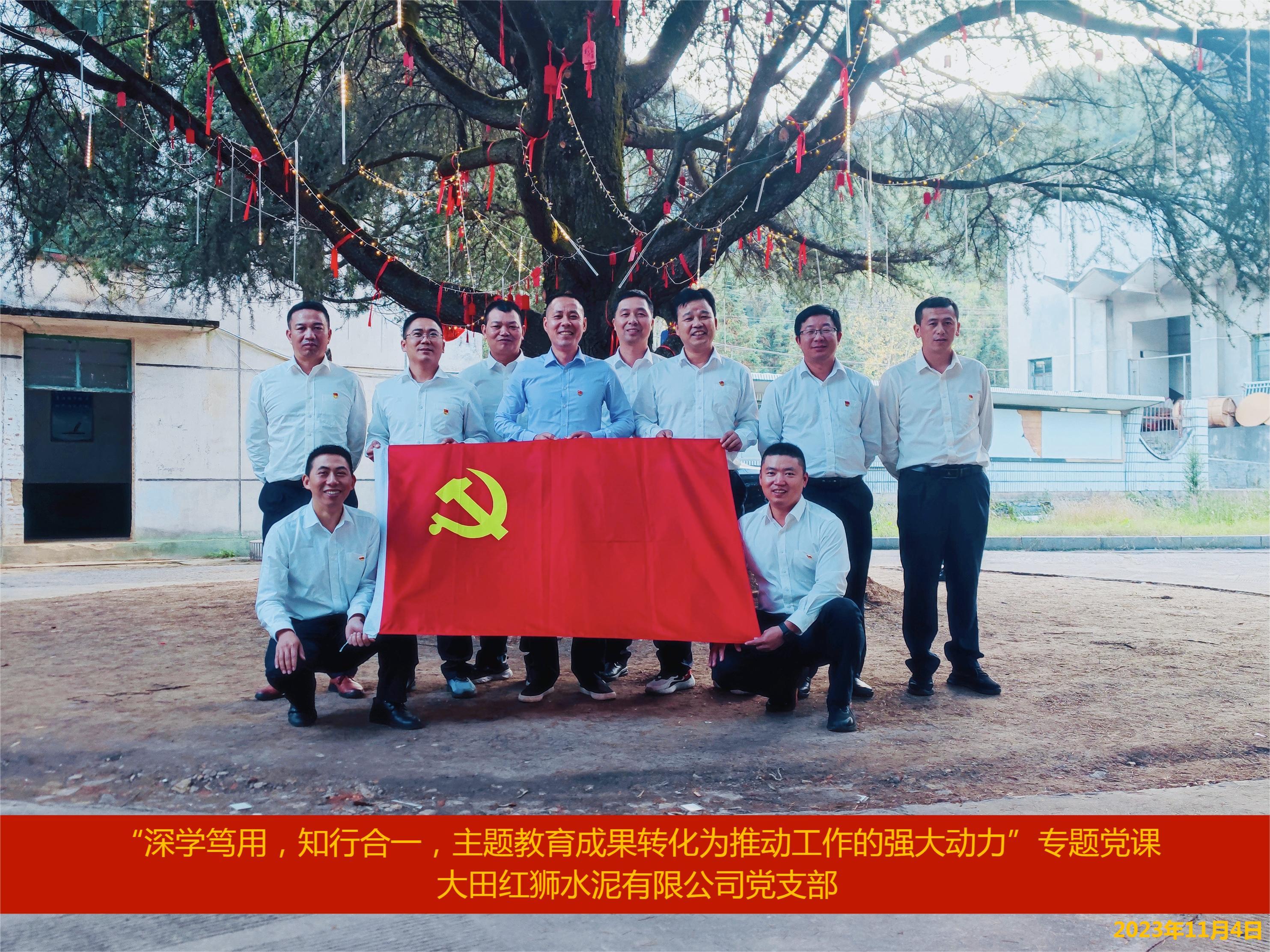 把主题教育成果转化为推动工作的强大动力——大田亚星游戏党支部组织开展主题教育专题党课